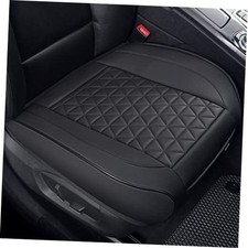 Black Panther Luxury Faux Leather Car Seat Cover Front Front Single Black