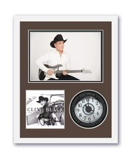 Clint Black Autographed Signed 11x14 Custom Framed CD Photo Spend My Time ACOA