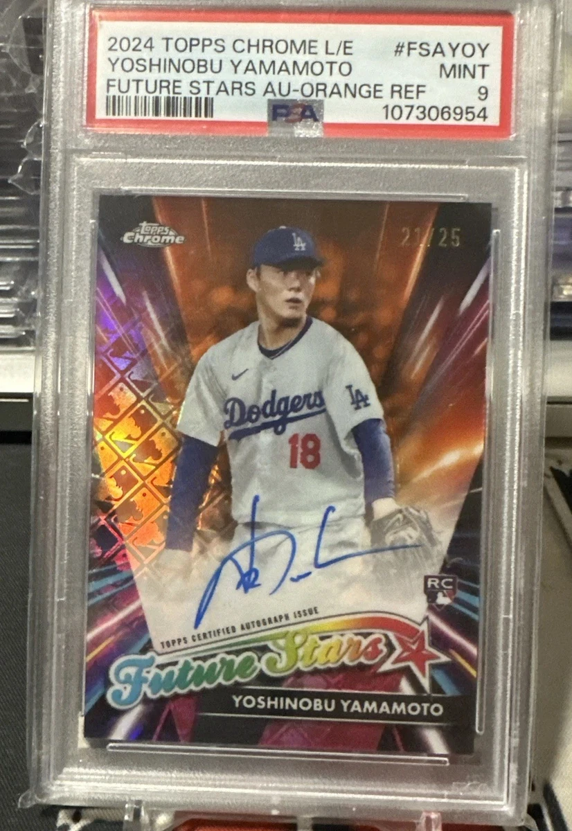 2024 Topps Chrome Logofractor Edition - Yoshinobu Yamamoto #FSA
