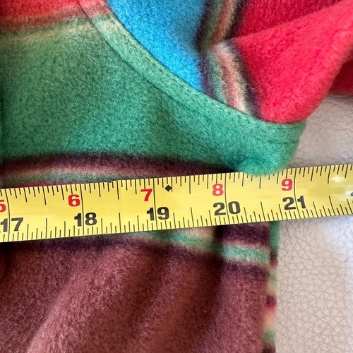 Vtg Rockmount Ranch Wear Fleece Colorful Aztec Stripe Snap Shirt Jacket Size M - Picture 12 of 15