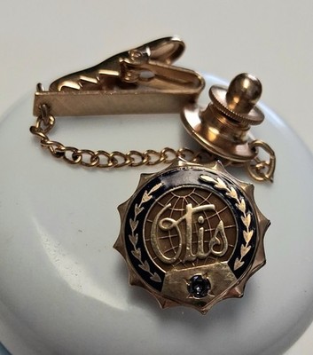 Vintage Otis Elevator Co. 10 yr. Employee Service Award Tie Tack