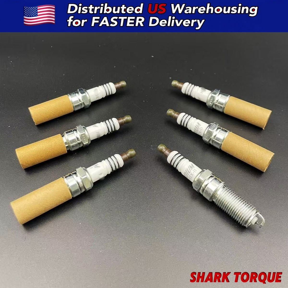 NEW 6PCS OEM Iridium IX Spark Plugs NGK #6509 LTR6IX-11 For 11-15 Ford 5.0L