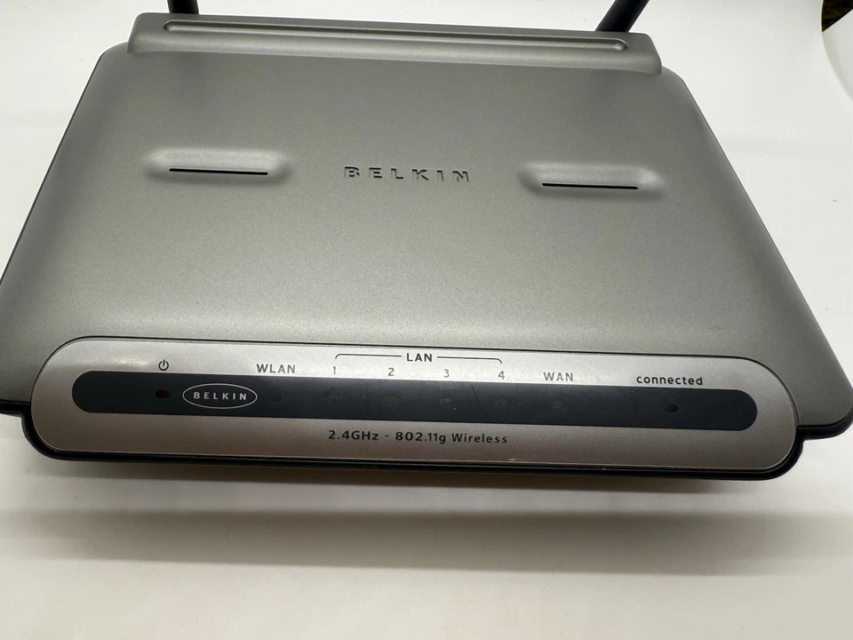 Roteador Wireless G Belkin F5D7231-4 125 Mbps 4 Portas 10/100 Testado com Cabos - Imagem 3 de 4