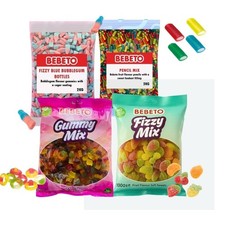 Bebeto Super Mega Bundle 8kg Halal Gummy & Fizzy Sweets Bulk Pick n Mix Party
