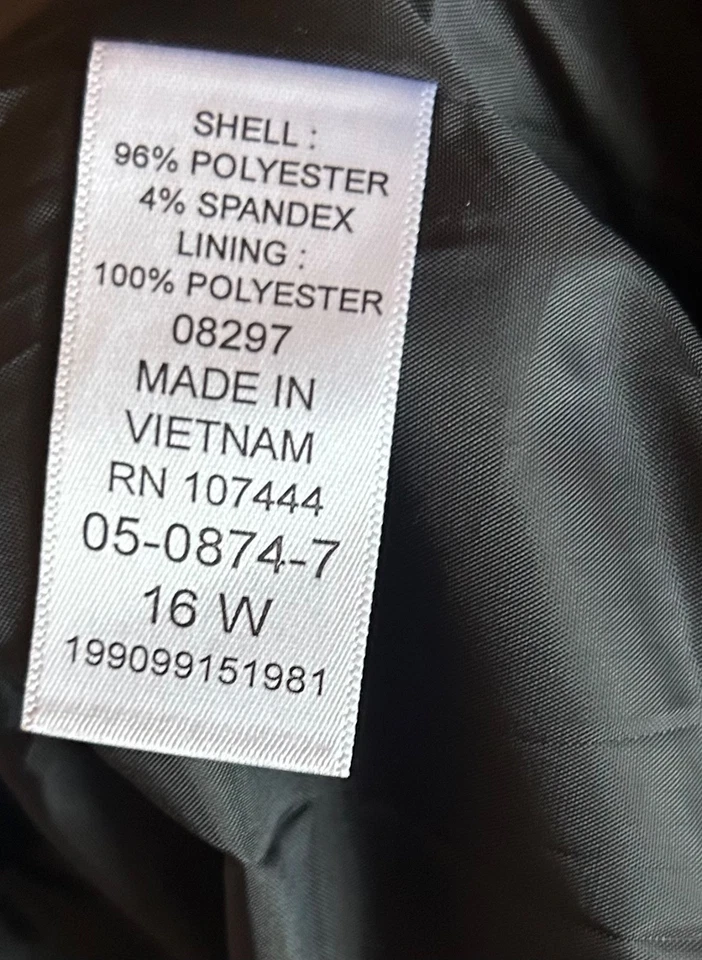 Vestido Jessica London Midi Doble Pecho Para Mujer Talla 16W Negro Manga Larga Nuevo con Etiquetas Foto 4 de 4