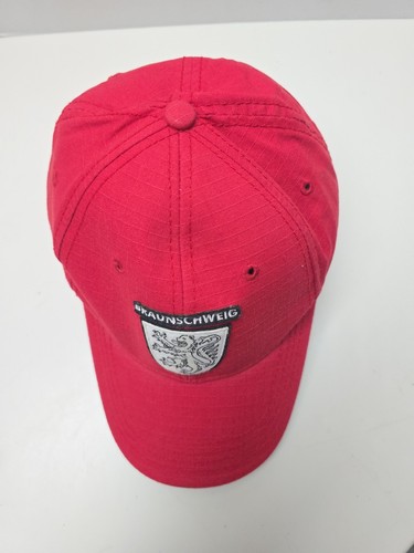 Volkswagen VW Braunschweig Baseball Strapback Red Cap Hat | Rare Excellent - Picture 3 of 9