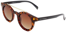 Prive Revaux Unisex Sunglasses The Reagan Tortoise Frame Brown Gradient Lens