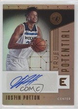 2017-18 Panini Essentials True Potential Signatures 44/49 Justin Patton Auto qp4
