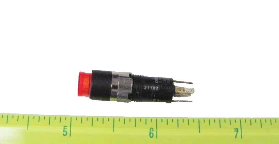 Omron A3DT-90A1-00ER, SPST-NO 1 mA 30VDC, interruptor de botón iluminado en rojo, soldadura Foto 2 de 2