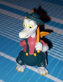 Disney Epcot Figment Dragon PVC Figure German Flag vintage 80s 90s