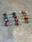 Murano Vintage Hand Blown Art Glass Candies 12 pcs, Collectible Multocolor Italy