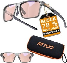 Premium Gaming and Computer Glasses Block 78 - 93 Blue Light, 100 UV420 HEV L