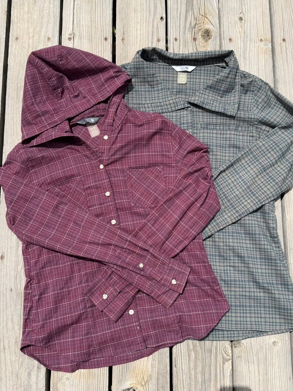 Mountain Hardware Women’s Flannel Shirts Size M x2