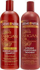 Image of Creme of Nature Argan Oil Sulfate-Free Moisture & Shine Shampoo 591Ml & Argan Oi
