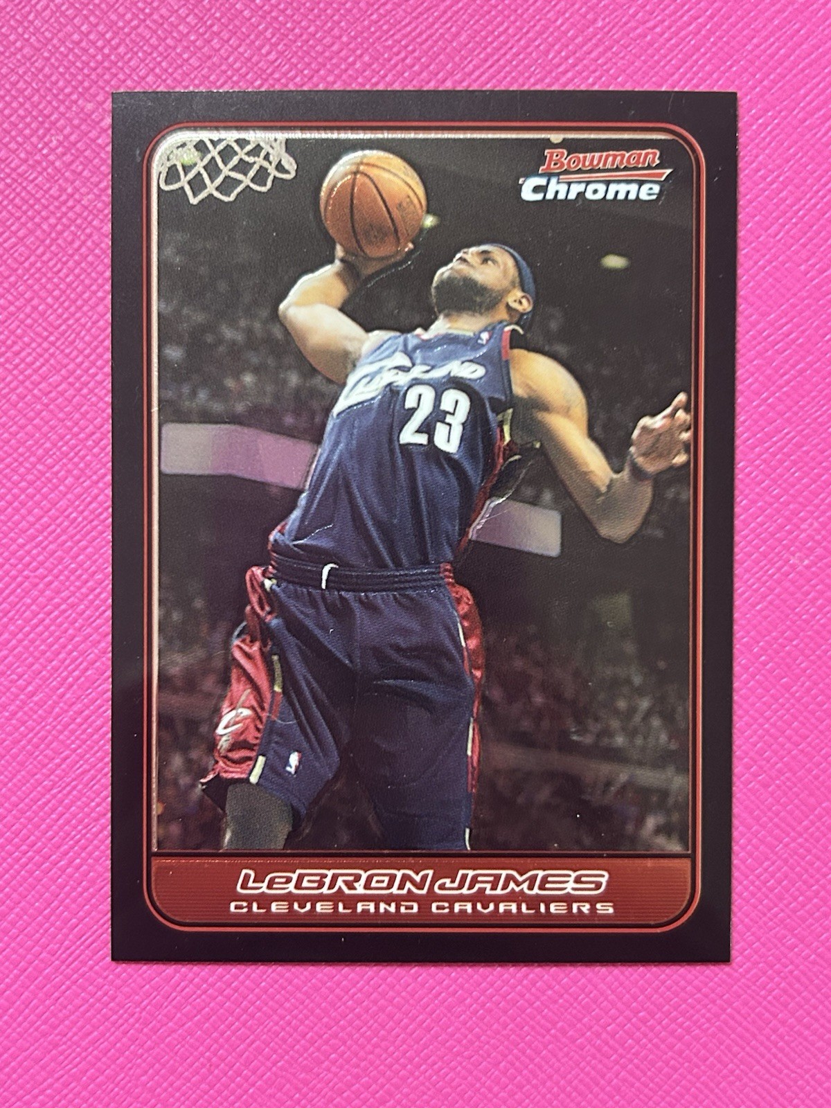 2006-07 Bowman Draft Picks & Stars Chrome LeBron James #22