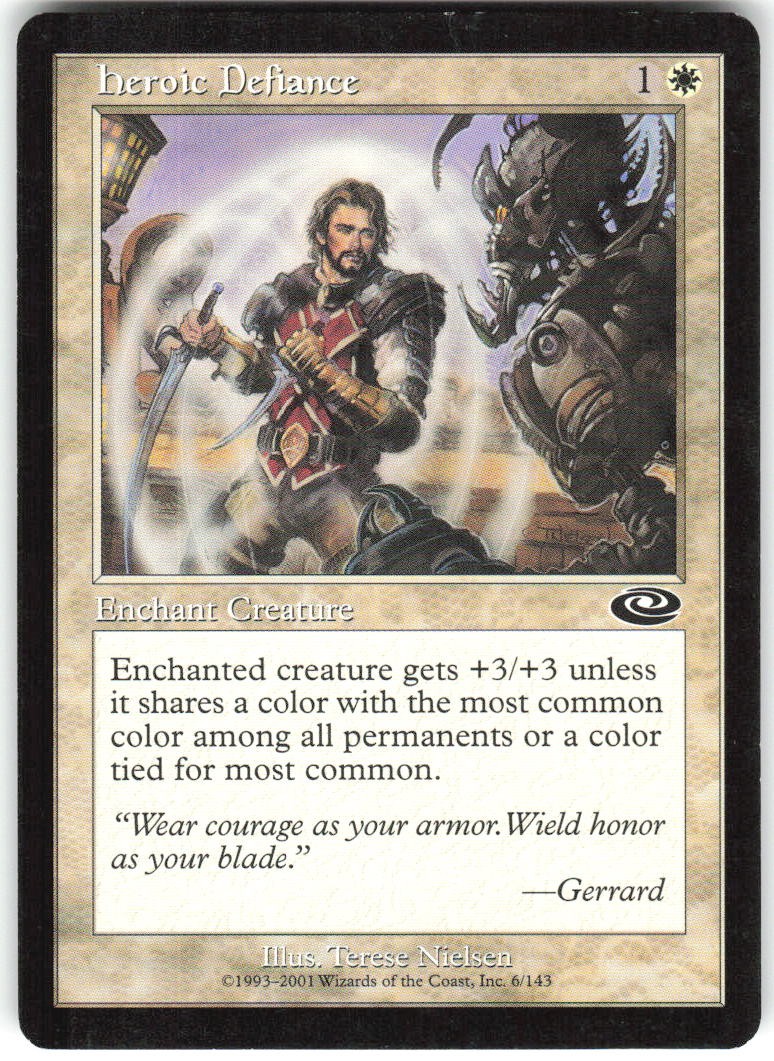 Heroic Defiance 6 Planeshift Magic: The Gathering MP