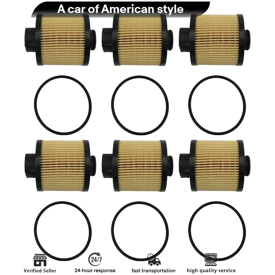 Filtro de aceite nuevo 07L115561C 6 piezas para Lamborghini Gallardo 2004-2008 Foto 4 de 4