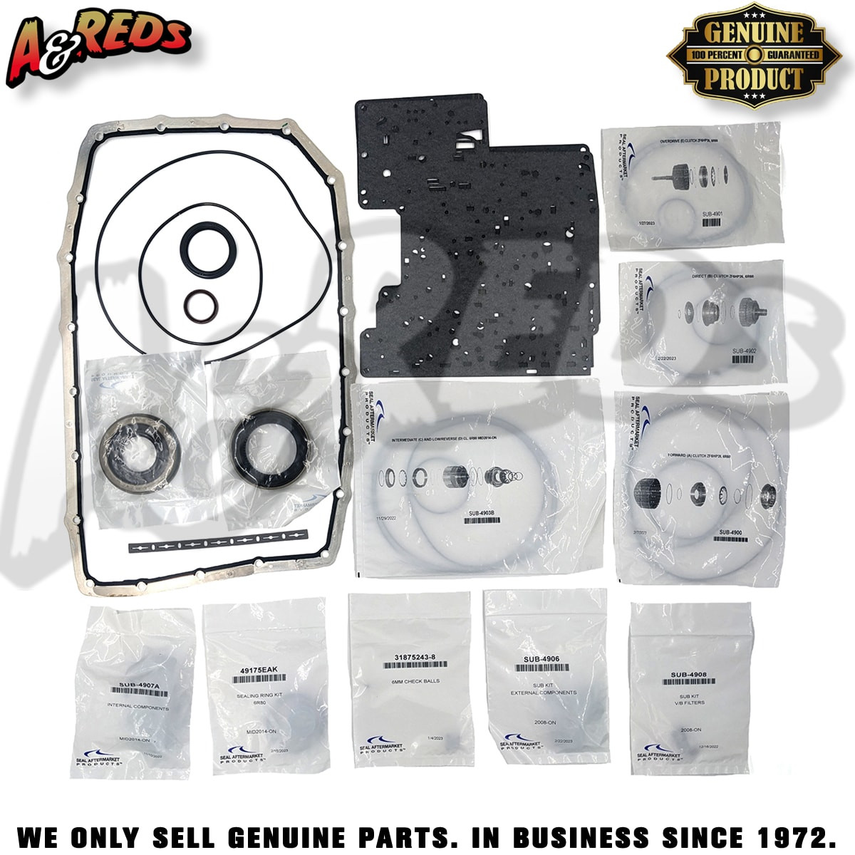 TTK Transmission Overhaul Kit 6R80 Mid-2014-on (#T49002FA)