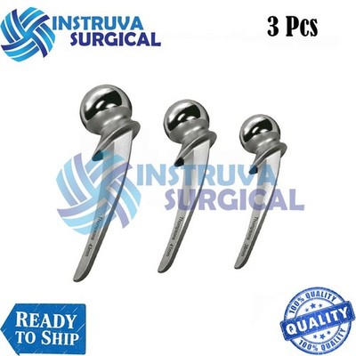 Thompsons Hip Prosthesis Standard Stem 3 Pcs Set Orthopedic Instruments
