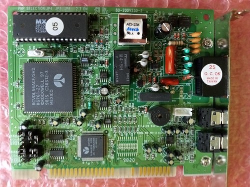 PCI Modem Phoebe Fax/Data Internal Card 56K BPS Voice Speakerphone NEW Boxed V90 - Picture 7 of 13