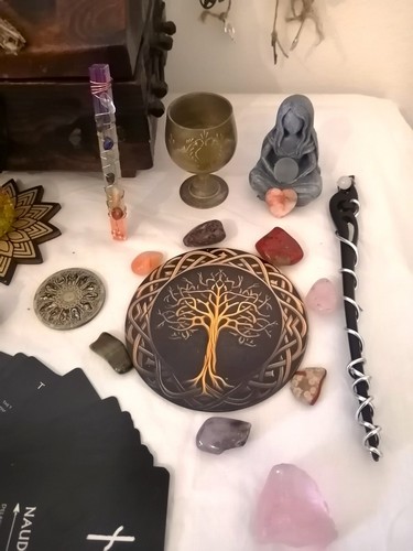 Witches Starter Kit, Antique Witches Chest, Pagan Altar Set - Picture 8 of 10
