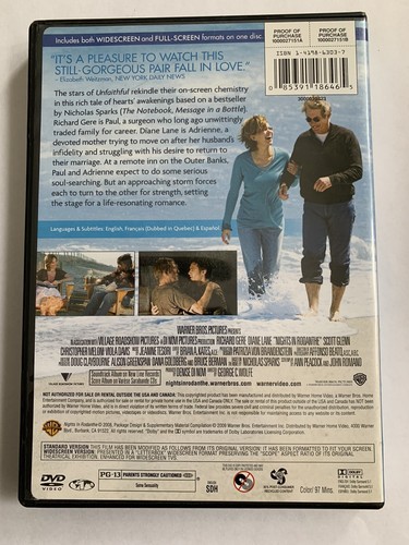 Nights in Rodanthe (DVD, 2008) Richard Gere & Diane Lane - Picture 2 of 2