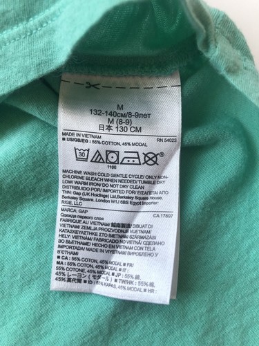 Gap Kids Girls Green Short Sleeve Shirt Size Medium (8) - Picture 4 of 6