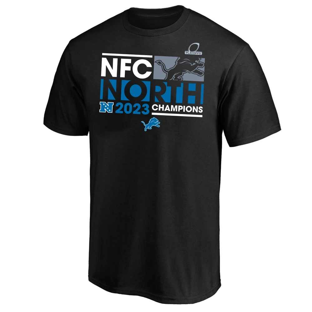 SALE Men s Detroit Lions 2023 NFC North Division Champions Royal