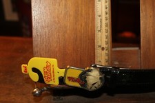 Vintage 1990 Walt Disney Dick Tracy Lee Leather  Belt Buckle Size 28-30