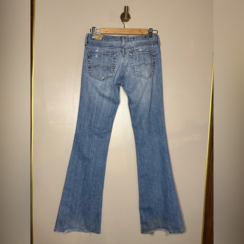 Red Engine Distressed Boot Cut Jean 27 - Picture 6 of 11