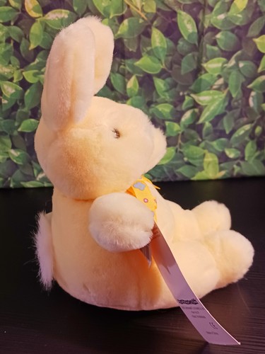 Peluche de conejo de Pascua vintage 9" amarillo Commonwealth Pascua primavera - Imagen 22 de 24