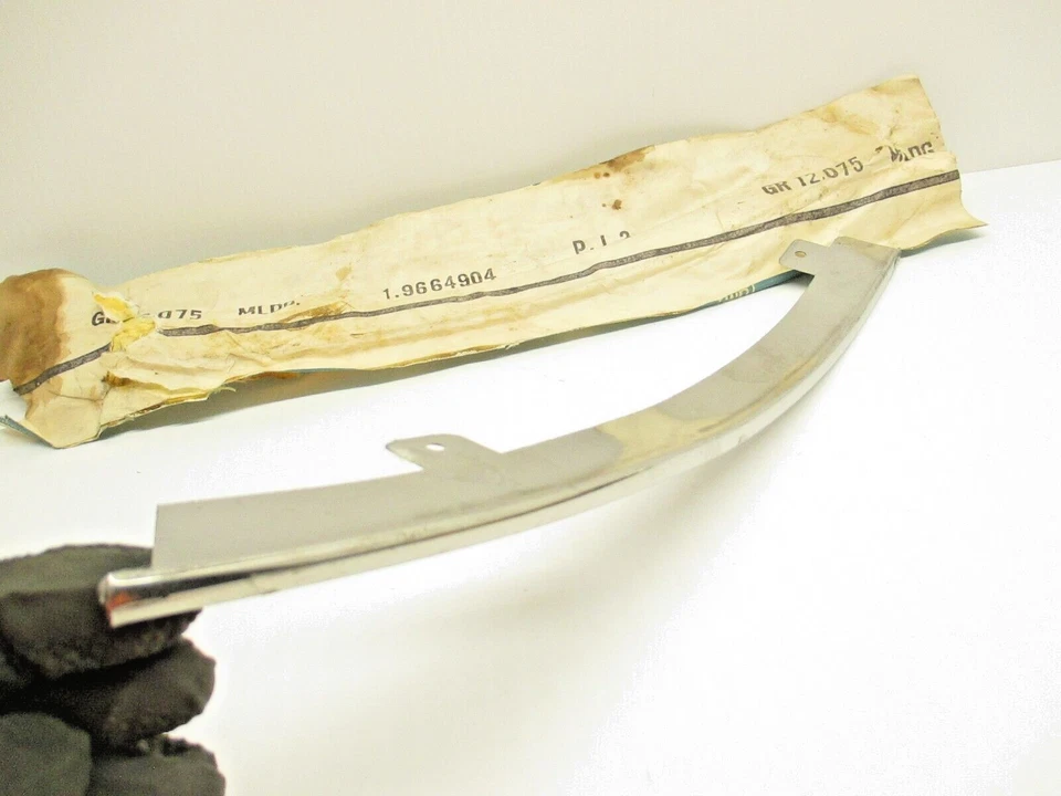 NOS 1973-1977 PONTIAC GRAND PRIX LH Pillar Scalp Molding Trim Chrome GM #9664904 - Image 4 of 4