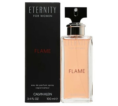 Eternity for Women FLAME Eau de Parfum Spray CALVIN KLEIN Fragrances- 3.4 Fl Oz.