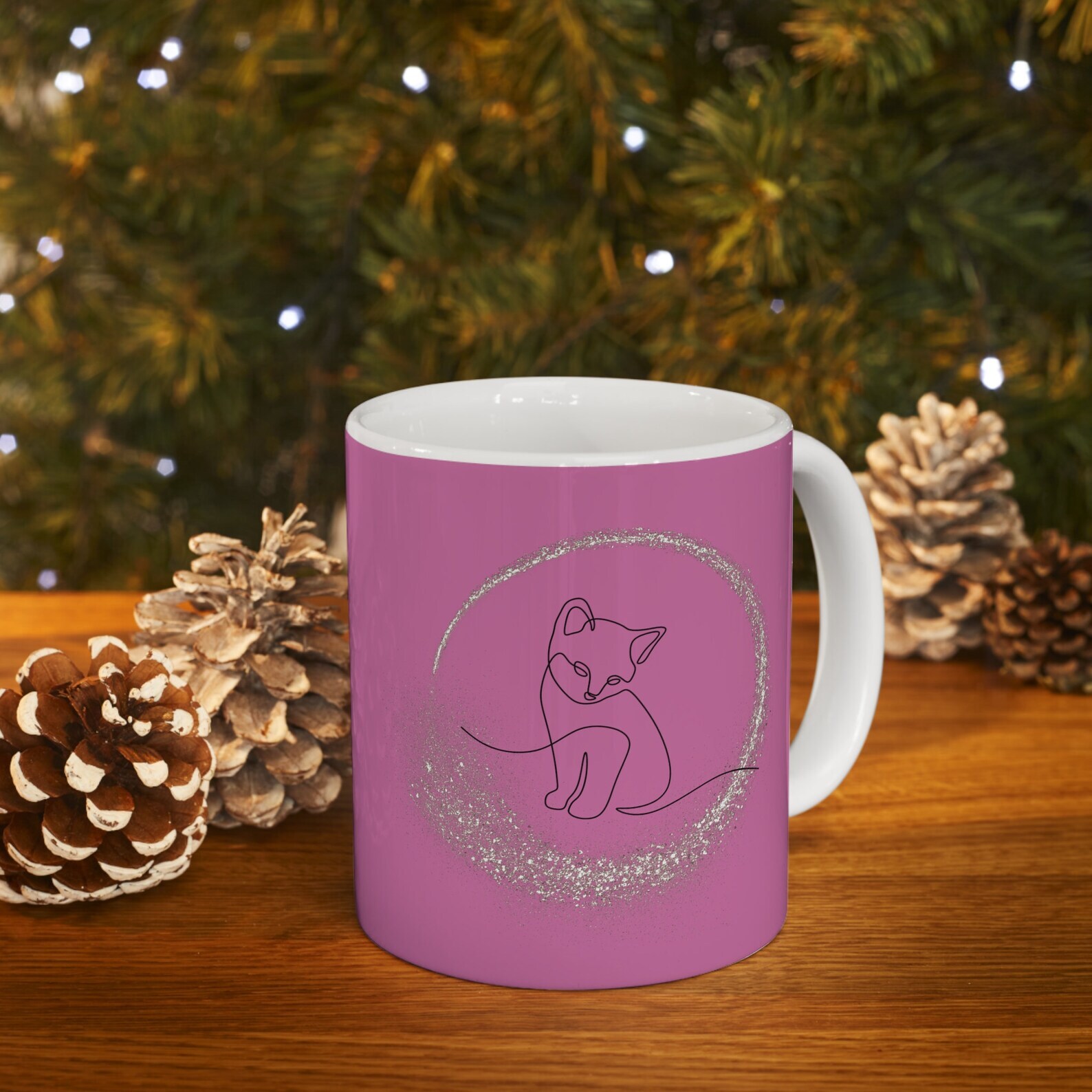 Cute Fox Mug – Adorable Fox-Themed Coffee Cup Gift for Fox Lovers