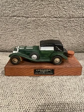 RARE VINTAGE LIONSTONE WHISKEY AMARETTO  AUTOMOBILE 1928 MERCEDES  1978 DECANTER