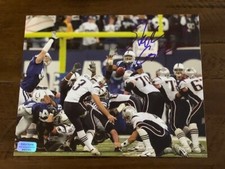 Patriots Stephen Gostkowski  Autograph 8x10 Photo Pose 4
