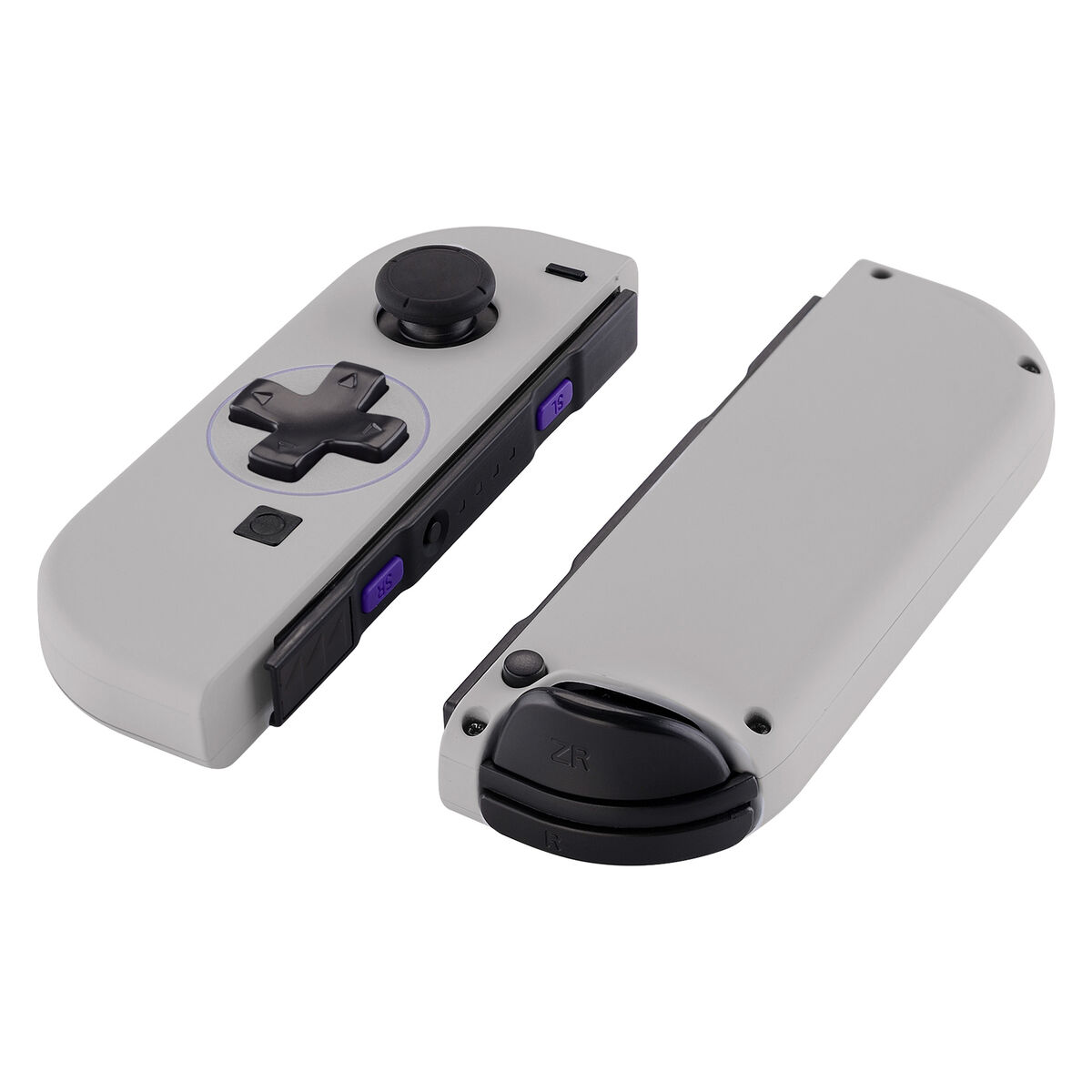 Retro SNES Patterned Dpad Housing Shell With Buttons for Nintendo Switch Joy  con