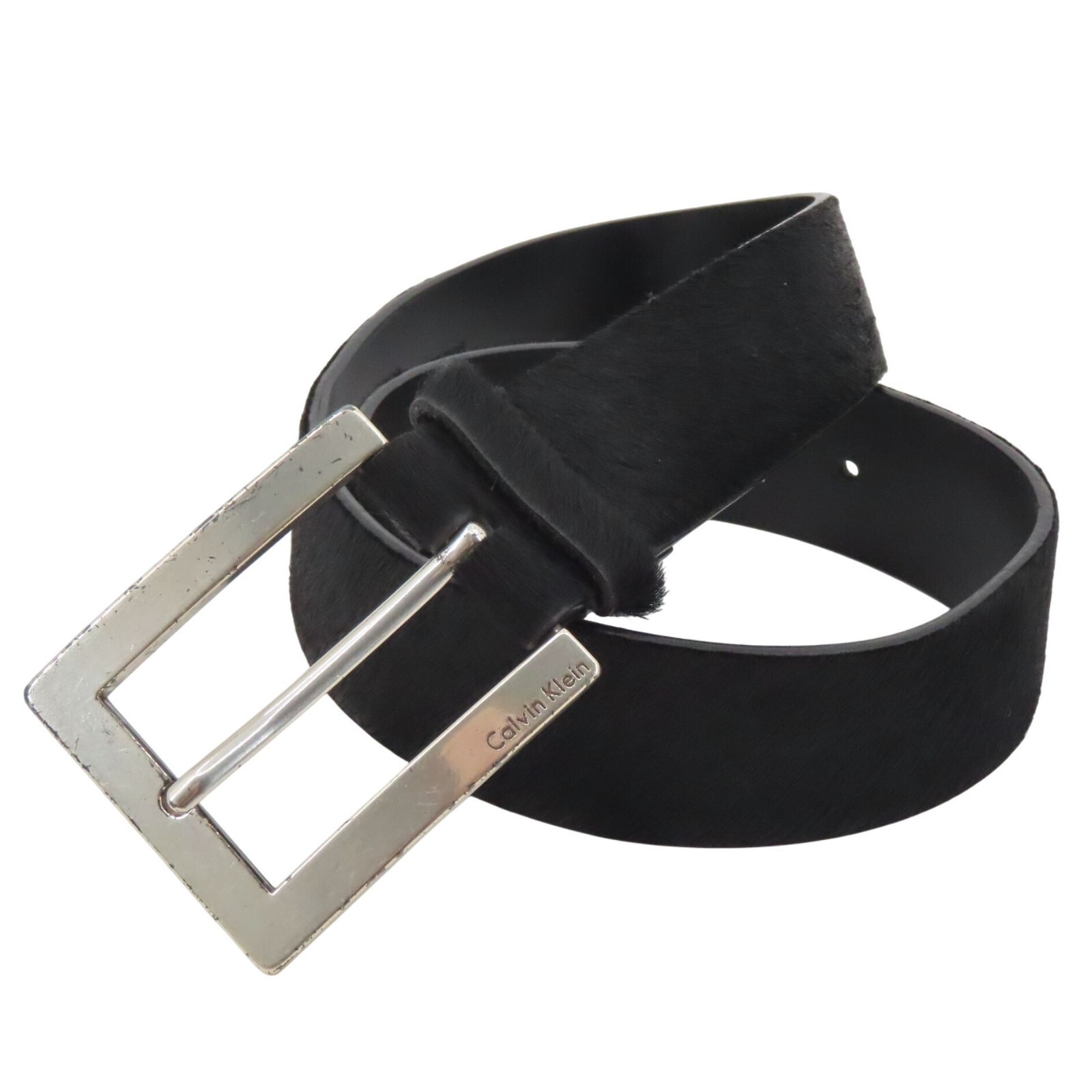 Calvin Klein Women Small Solid Black Genuine Leat… - image 1