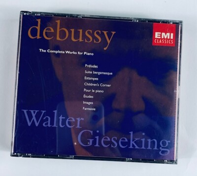 Debussy: The Complete Works for Piano (CD, Nov-1995, 4 Discs, Warner Classics...