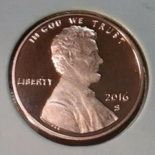 2016 Lincoln Shield Cent  S - Proof - Uncirculated