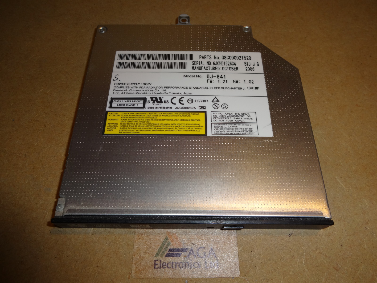 Toshiba Satellite Pro A1 Tecra A8 Laptop Cd Rw Dvd Rw Drive Uj 841 Ide Ebay