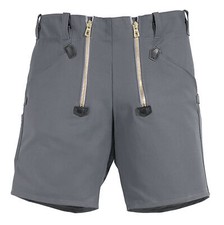 FHB Zunftshorts WIM Rips-Moleskin 11 grau Zunfthose Zunft-Shorts Hose kurz 10033