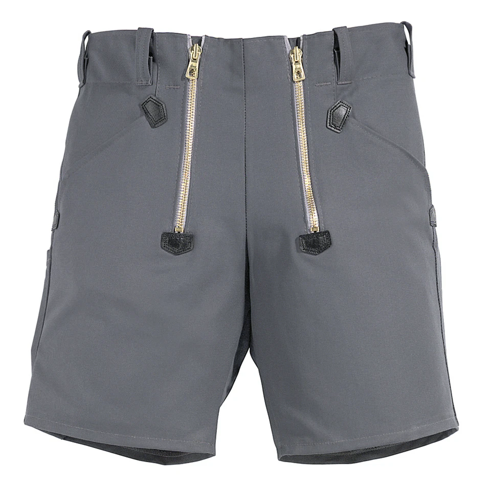 FHB Zunftshorts WIM Rips-Moleskin 11 grau Zunfthose Zunft-Shorts Hose kurz 10033