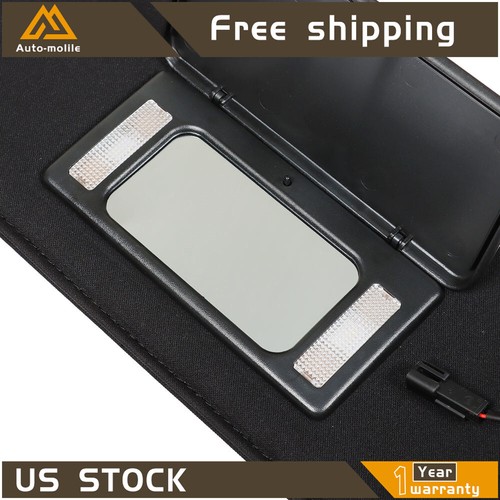 For 2005-2013 C6 Corvette 2Psc Left Right Side Sun Shades Cloth Sun Visors - Picture 7 of 9