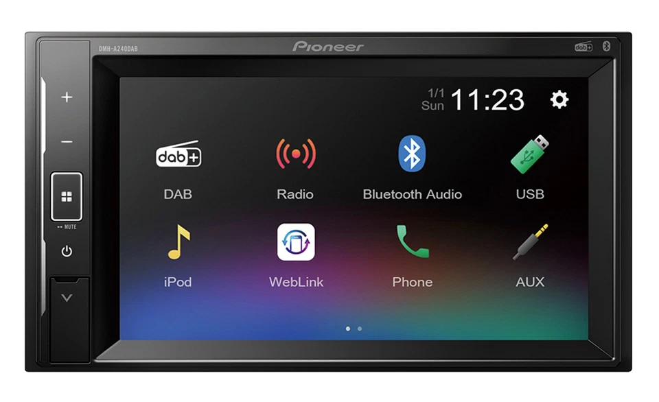 PIONEER 2-DIN DMH-A240DAB Auto Radioset für VOLVO S60/V70/XC70 - Bild 4 von 4