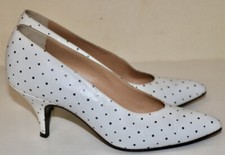 MAUD FRIZON vintage polka dot high heel shoes 7 B