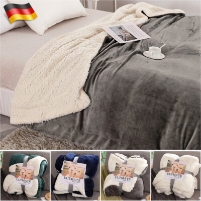 Kuscheldecke Decke Flanell Fleecedecke Wolldecke Wohndecke 150x200 Sofadecke DHL