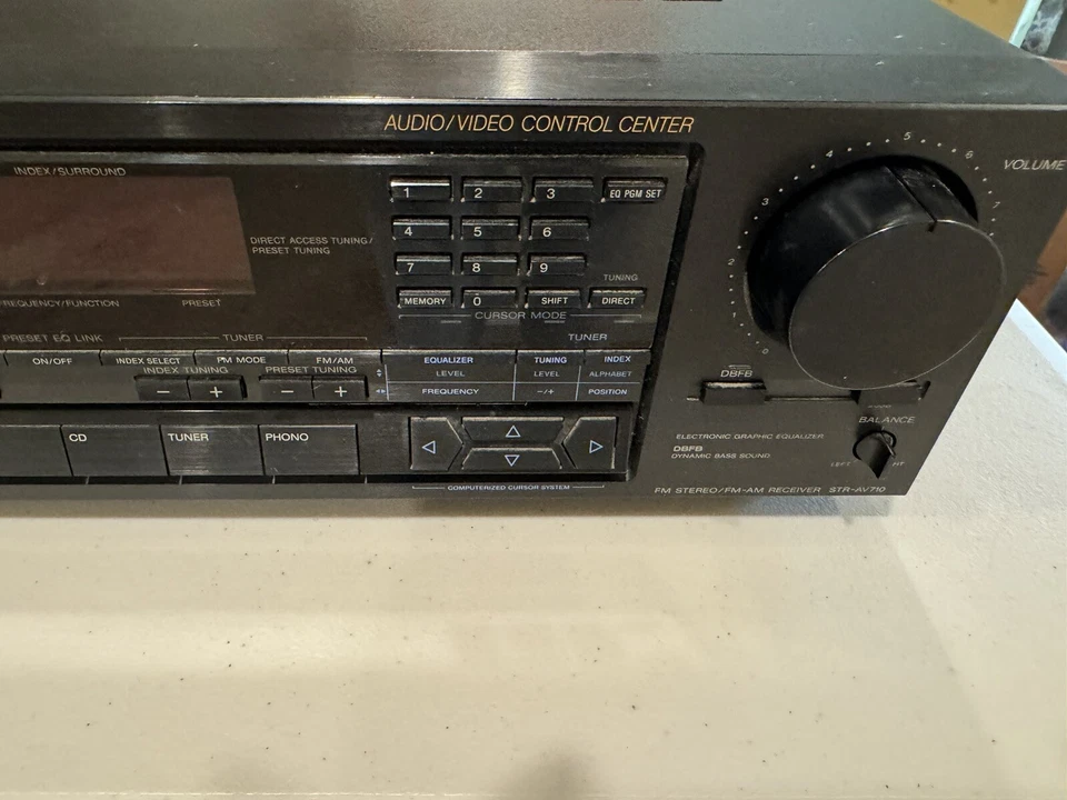 Sony AM/FM Stereo Home Receiver Model STR-AV710 Audio Video Control Center - Image 4 of 4
