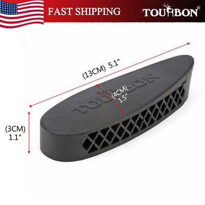 TOURBON Rifle/Shotgun Recoil Pad Rubber Buttstock Plate Non-Slip-Special offer