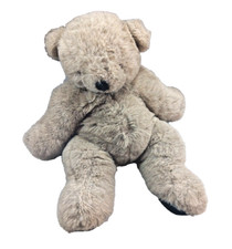 Large Light Brown Teddy Bear Soft and Floppy and Huggable - VTG Korea Plush Toy
